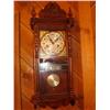 Image 1 : 31 day wall clock w/key & pendulum