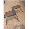 Image 1 : 2 Metal Patio Tables