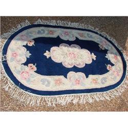 Area Oval Rug, apprx. 36" x 60"