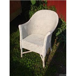 White Wicker Chair