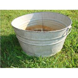 Galvanized Washtub