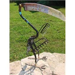 Metal Bird Yard Art