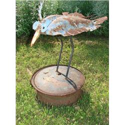 Metal Bird Yard Art
