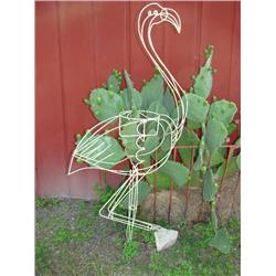 5 ft. Tall White Yard Flamingo