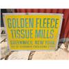 Image 1 : Golden Fleece Tissue Mills Metal Sign