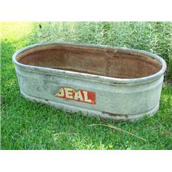 42" Galvanized Cowboy Bathtub