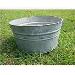 Galvanized Round Wash Tub
