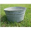 Image 1 : Galvanized Round Wash Tub