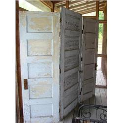 Room Divider made out old doors from Burton Tx.