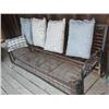 Image 1 : Vintage Metal Bed Frame w/pillows