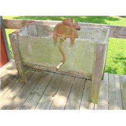 Primitive Corn Sheller bin