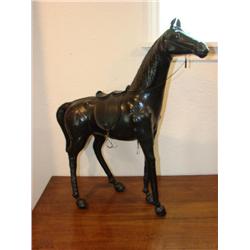 Black Leather Horse (apprx. 30" tall).