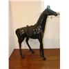 Image 1 : Black Leather Horse (apprx. 30" tall).