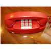 Image 1 : Red Push Button Phone