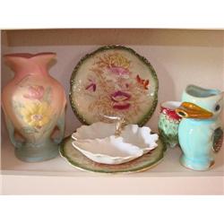 6 pieces of glassware