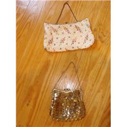 2 Vintage beaded purses