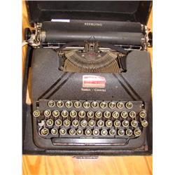 Smith-Corona typewritter in case-near mint cond.