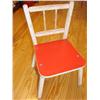 Image 1 : Small child's chair w/red seat