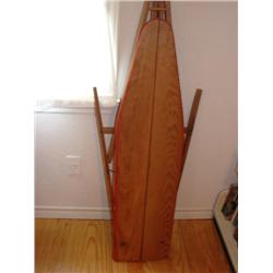 Old wooden ironing board