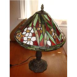 Stained Glass Lamp-19" tall