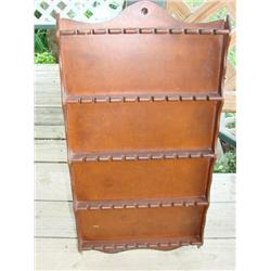 Wood spoon rack