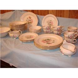 Cunningham & Picket Magnolia patttern dishes