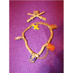 Military braclet & Pin