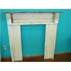 Fireplace Mantle-great old wood!