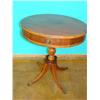 Image 1 : Round Mahogany Table w/drawer