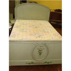 Antique Bed -can accommodate a queen mattress