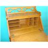 Image 1 : Tiger oak drop front secretary