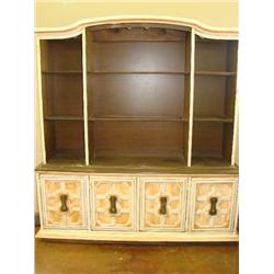 Open Front Lighted China Cabinet