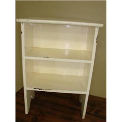 Small White Painted Bookcase
