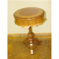 Inlay Top Lamp Table