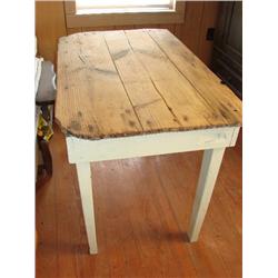 Primitive Farm Table out of Carmine Tx.