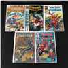 Image 1 : LOT OF 5 SPIDERMAN COMICS (MARVEL COMICS)