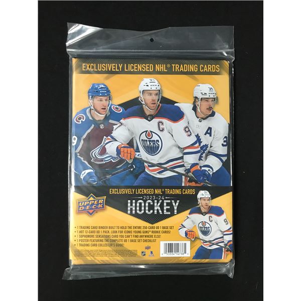 2023-24 UPPER DECK SEALED TRADING CARDS STARTER KIT