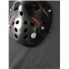 Image 2 : ARI LEHMAN SIGNED AND INSCRIBED BLACK HOCKEY MASK (KB COA)
