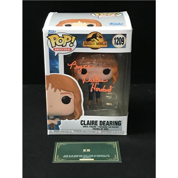 BRYCE DALLAS HOWARD SIGNED JURASSIC PARK FUNKO (KB COA)