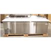 Image 1 : NEW 92" STAINLESS STEEL PIZZA PREP TABLE W/
