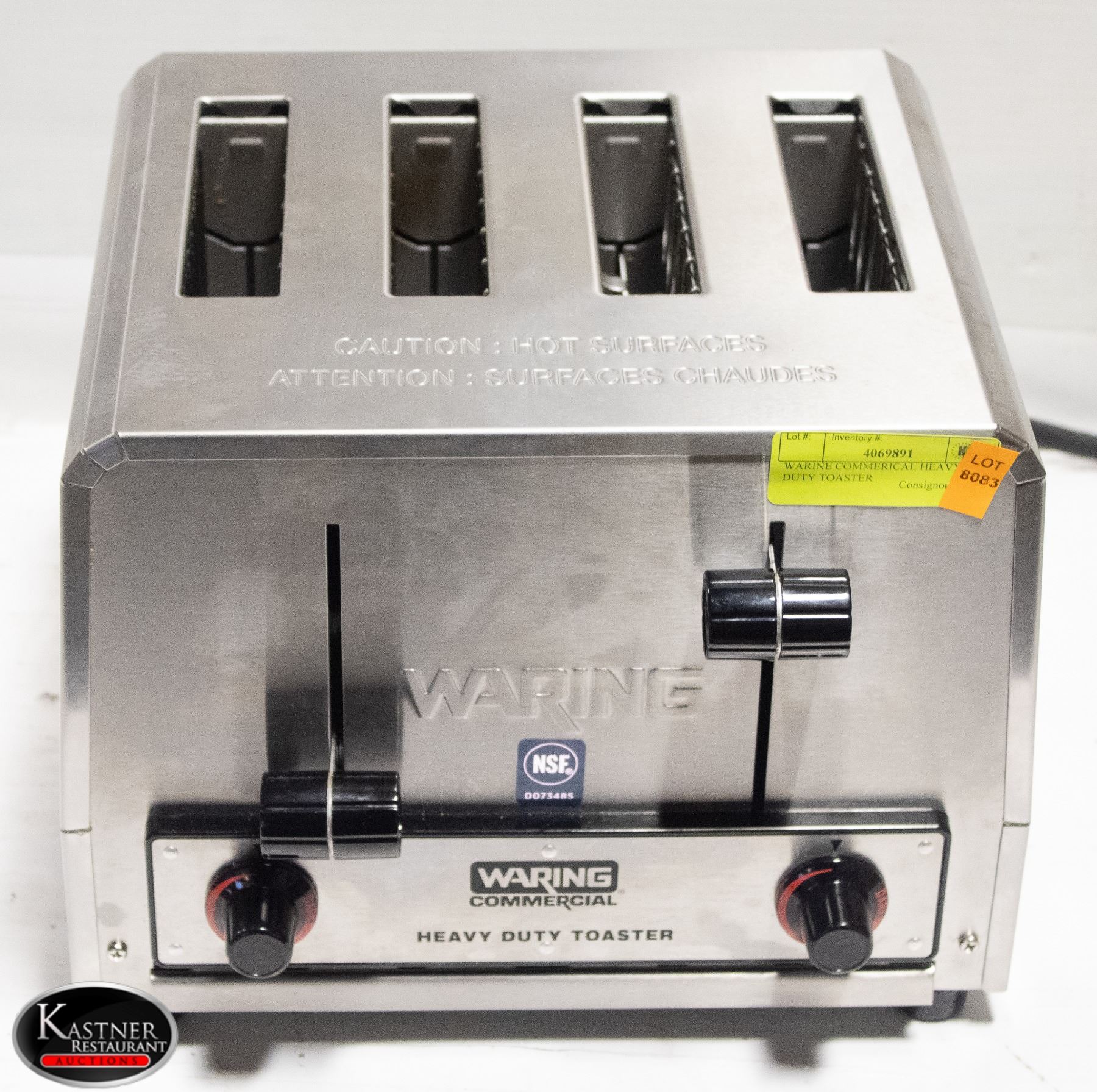 WARING COMMERICAL HEAVY DUTY COMMERCIAL TOASTER