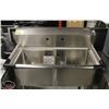 Image 1 : NEW CHEFS MATE DOUBLE 18" X 18" X 11" S/S SINK