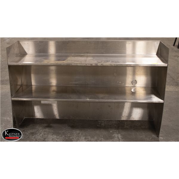 S/S ENCLOSED SHELVES 61" X 37" X 16"