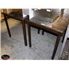 Image 2 : LOT OF 2 WOODEN TABLES