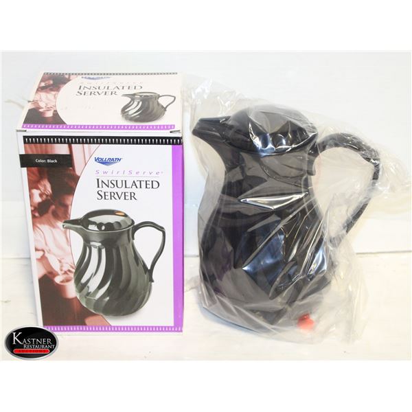 NEW 42OZ VOLLRATH SWIRL SERVE INSULATED SERVER