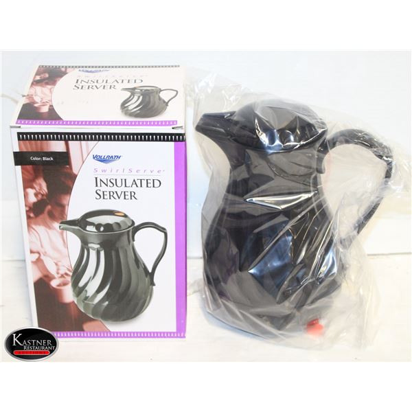 NEW 42OZ VOLLRATH SWIRL SERVE INSULATED SERVER