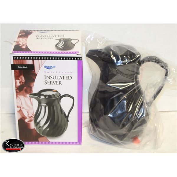 NEW 42OZ VOLLRATH SWIRL SERVE INSULATED SERVER