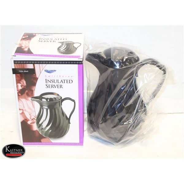 NEW 42OZ VOLLRATH SWIRL SERVE INSULATED SERVER