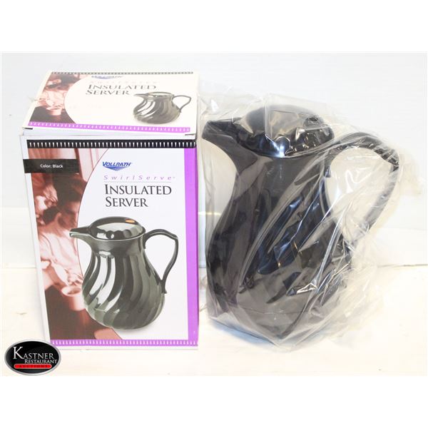 NEW 42OZ VOLLRATH SWIRL SERVE INSULATED SERVER