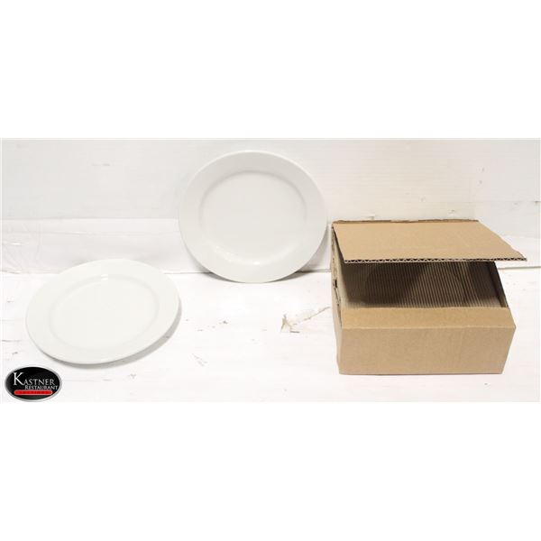 3 CASES OF 36 ARCROC SABRE 7" WHITE ROUND PLATES